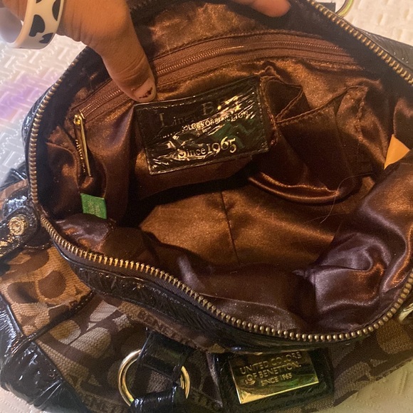 Benetton brown gold purse - Picture 2 of 2